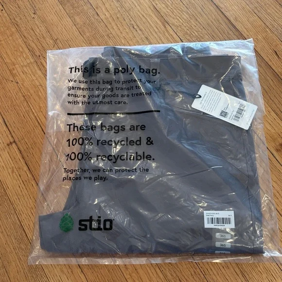 Stio Men's Pinedale Pant size 36 inseam: Short NWT color: steel pony